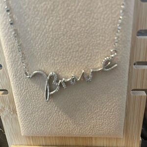 Treasure Jewels BRAVE necklace 16 “ plus 3” extender